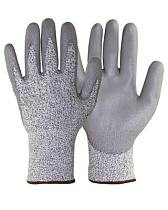 Перчатки Антипорез полиуретан серые (арт. с-03134)