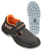 Сандали кожаные с перфорацией Европа ПУ-ТПУ ПКП МС (арт.с-117110)