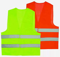 Жилет сигнальный 2 СОП липа ОРАНЖЕВЫЙ (арт. 0002563)