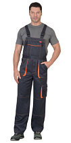 Полукомбинезон рабочий Crown синий тк.Смесовая (арт.с-01683)